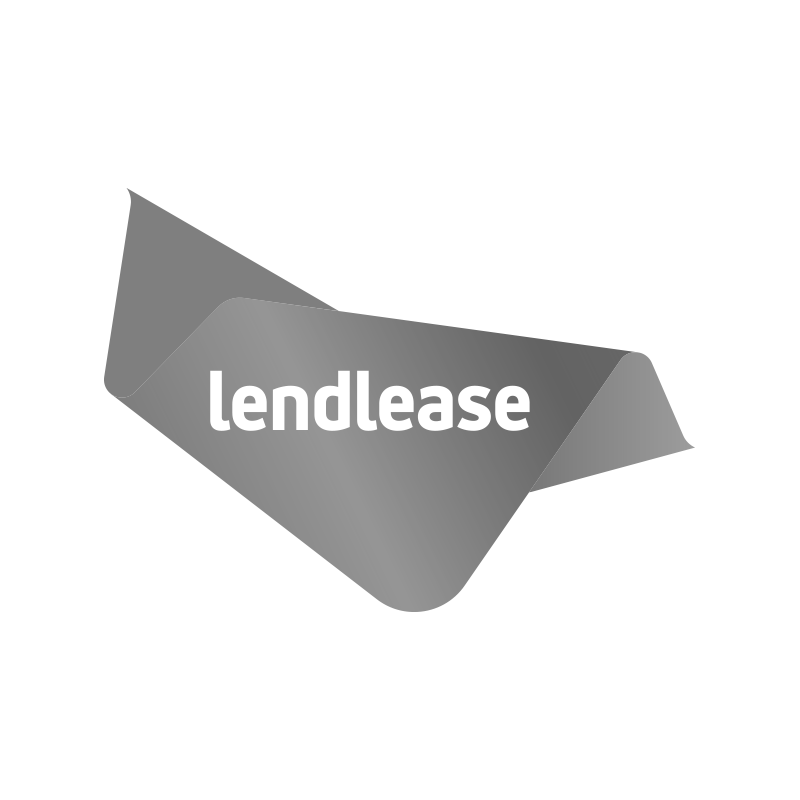 Lendlease logo in greyscale