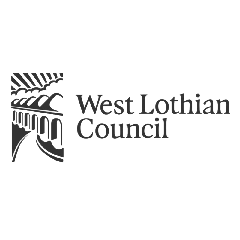 West Lothian Council logo in grey